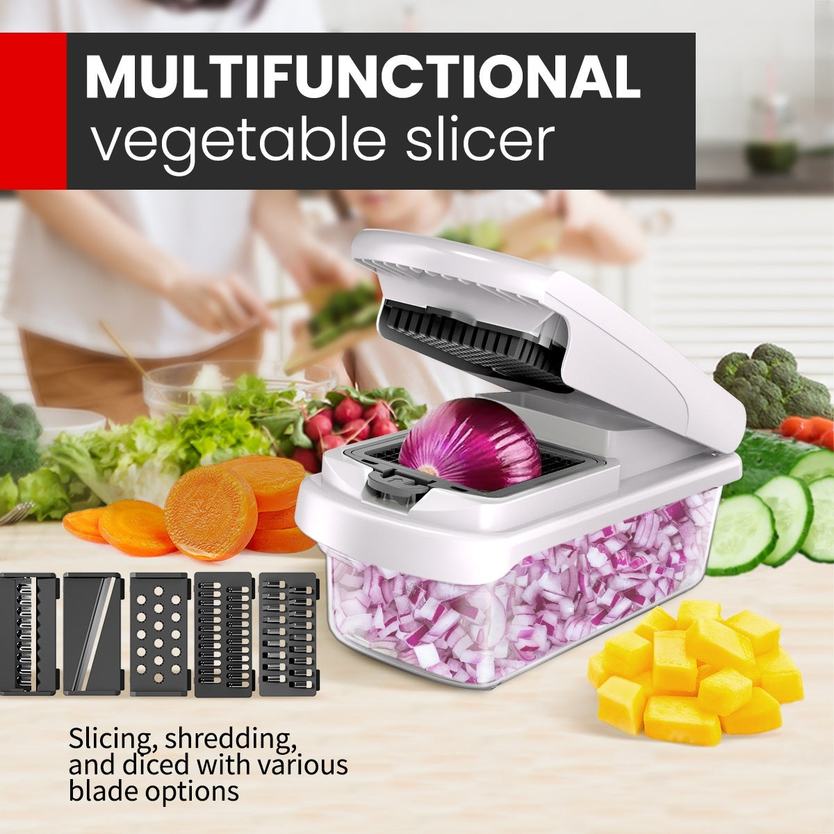 Sotevia - Vegetable Chopper 15-in-1