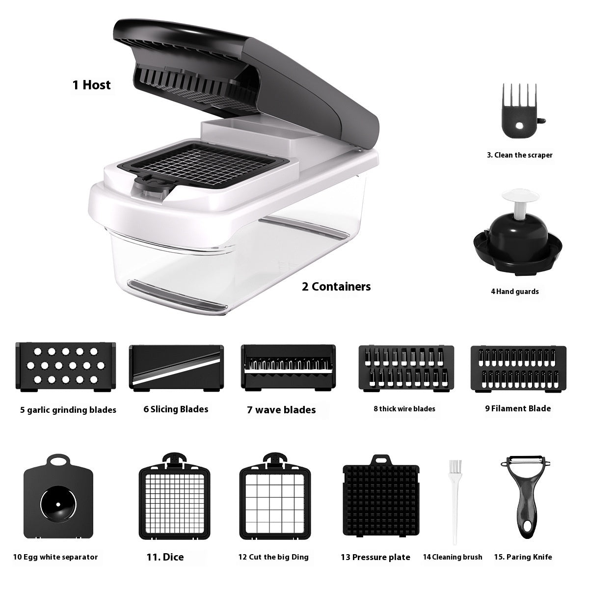Sotevia - Vegetable Chopper 15-in-1