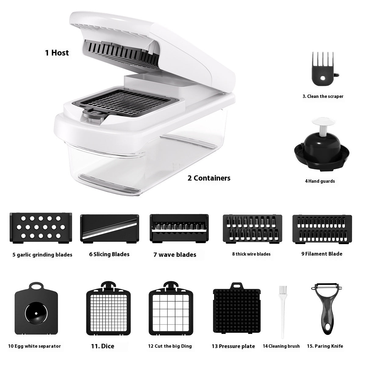 Sotevia - Vegetable Chopper 15-in-1