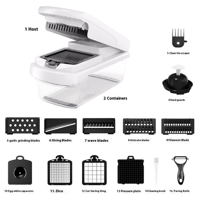 Sotevia - Vegetable Chopper 15-in-1